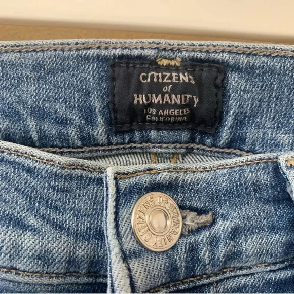 Citizens of Humanity Rocket Crop Jeans Skinny Size 25 - Picture 6 of 13